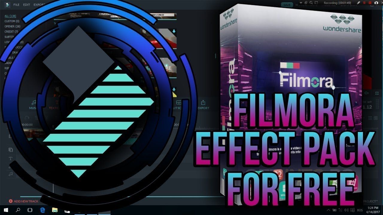 Filmora effects pack download